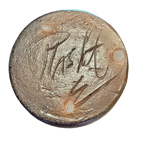 Terry Plasket Salt Glaze 10” Pitcher Floral - Picture 3 of 5